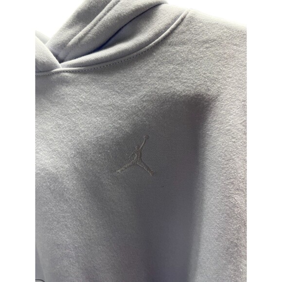 Jordan Hoodie Boys 12-13 Years Size Large Gray Cotton Blend - Picture 3 of 5